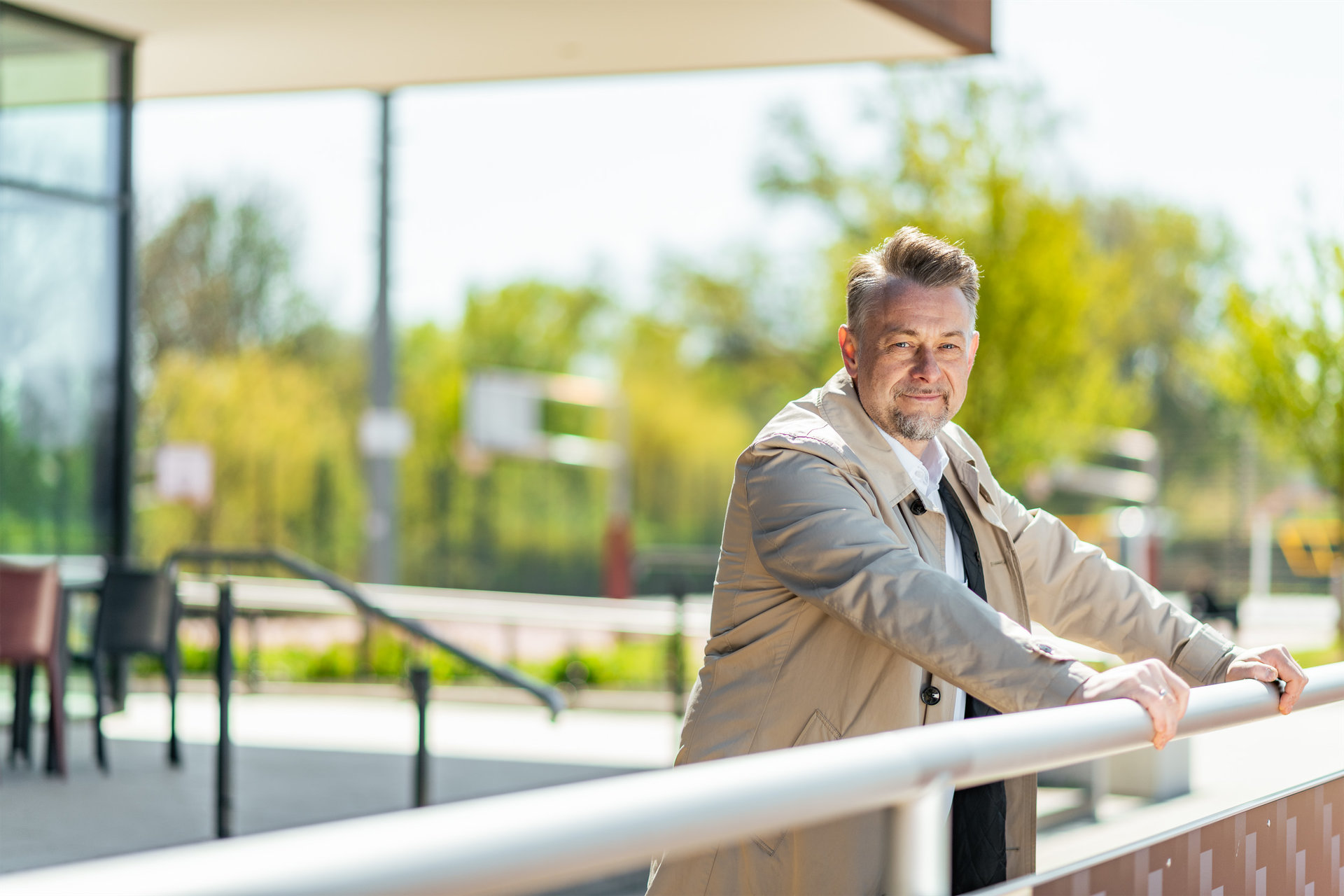 Portrait von Ivica Lukanic auf dem Sportplatz