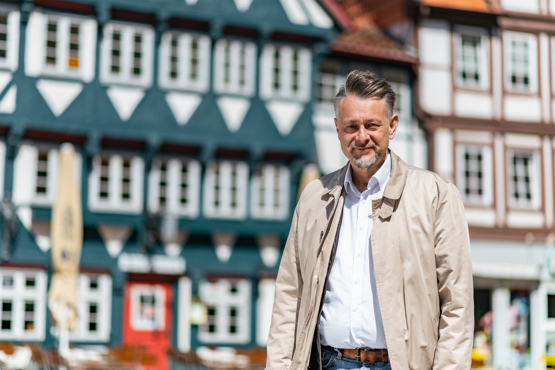 Portrait von Ivica Lukanic in der Wolfenbütteler Innenstadt